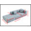 Canapé modulaire simple moderne avec coussin de dossier amovible pour salon et appartement, confortable et polyvalent