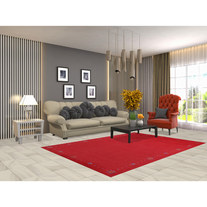 Tapis rouge Gabbeh