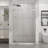 Frameless Shower Door, 48 W X 72 H Clear Tempered Glass With Easy-Clean Coating, Adjustable Width, Heavy-Duty 304 Stainless Steel, Shower Door-123698690