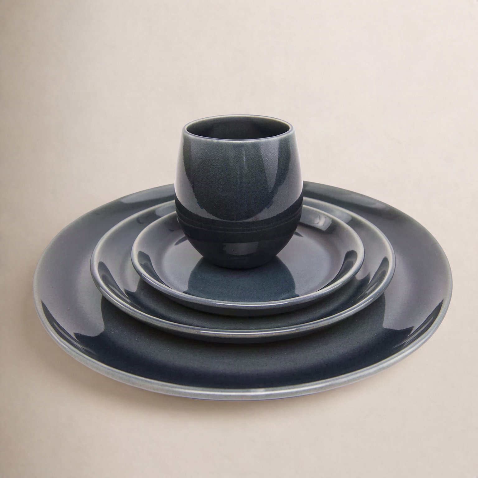 Borgen Stoneware Dinnerware Set, Adriatic