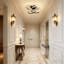 1 - Light LED Flush Mount 41cm dimmable Modern Geometric with Remote Control-734399753