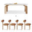 Ensemble de table de salle à manger 4 personnes-157527851