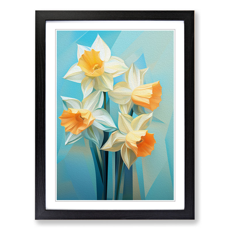 Single Picture Frame Print on Wood, Black Framed, 46cm H x 34cm W