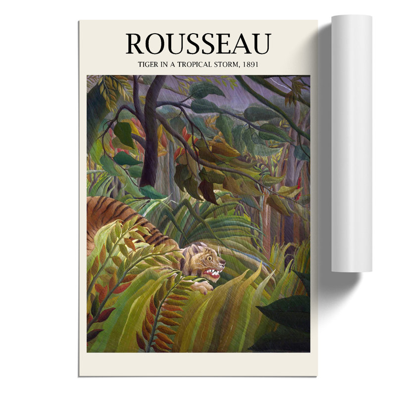 Surprise by Henri Rousseau - No Frame Print, 30cm H x 21cm W x 0.1cm D