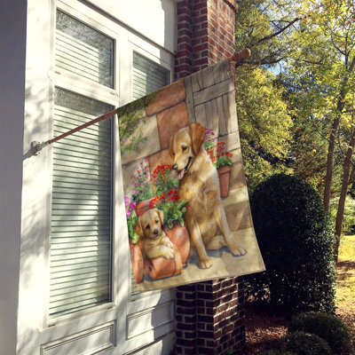 Double Sided Polyester Animal Garden Flag