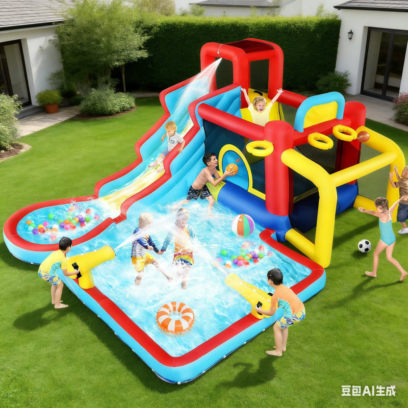 Glissade d'eau pour les grands enfants