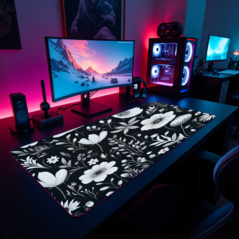Polyester Desk Pad, 14.4x12.1