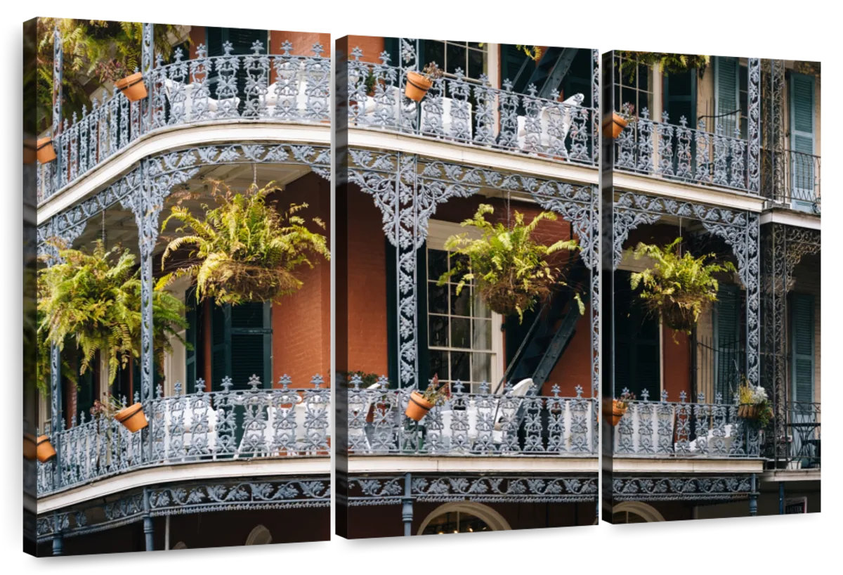 Ebern Designs Sebbie French Quarter Balconies | Wayfair