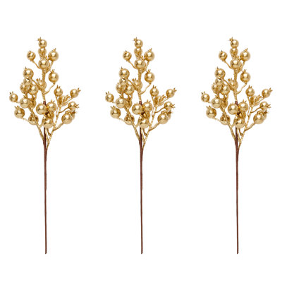 Holly Berry Floral Stems