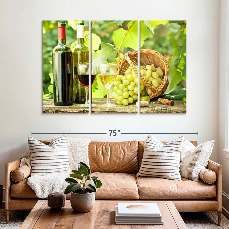 Yarlin Wine From The Vineyard, 42" H x 65" W