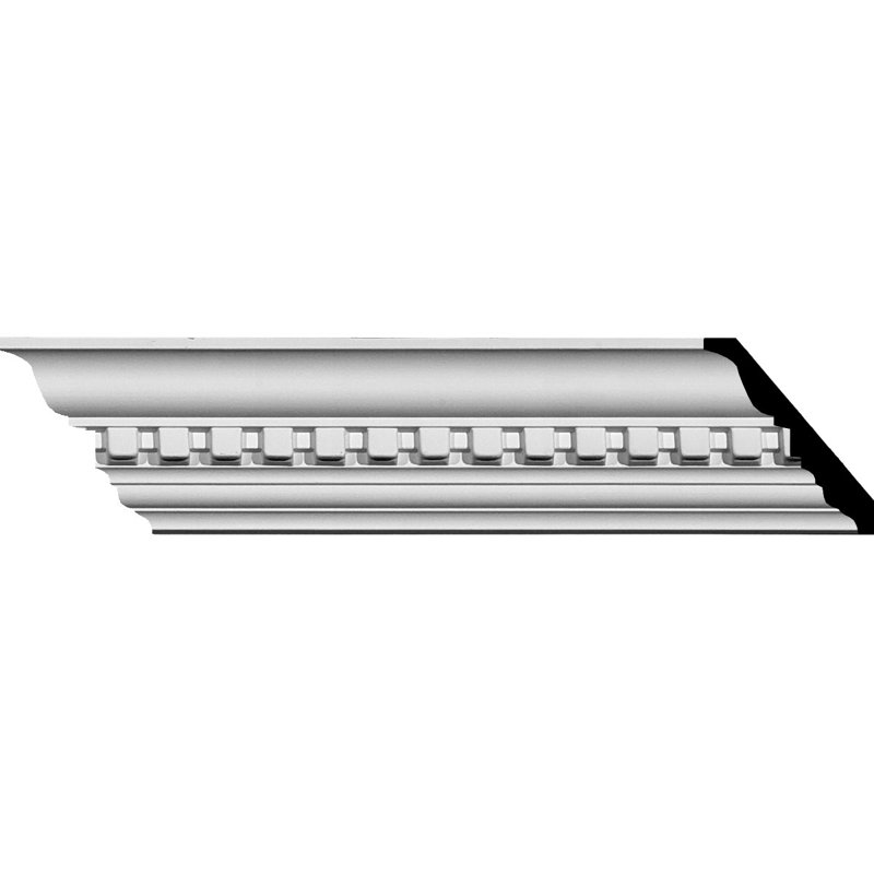 Moulure pour couronne dentelée H 2 3/4 po x P 2 3/4 po x F 3 7/8 po x L 94 1/2 po (paquet de 8)