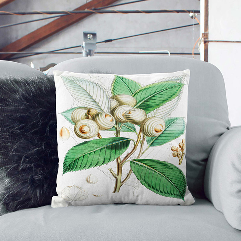 Square Throw Cushion, Stone, 55cm H x 55cm W x 20cm D