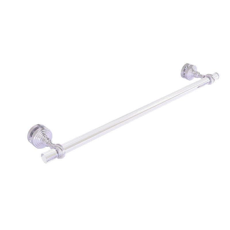 Porte-serviettes 5,2 po pour porte de douche en verre Jarrell, Chrome satiné