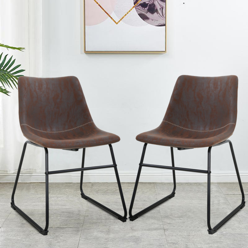 Sanjana Upholstered Counter Stool with Metal Frame, Short Stool (17" Seat Height)