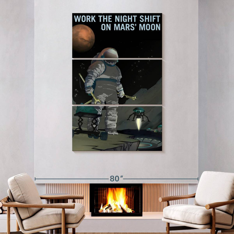 «Oberle Mars Explorers Wanted», affiche VI, H 74 po x l 48 po