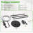 Grow Light with Stand for Indoor Plants, 8" Halo Full Spectrum Grow Light