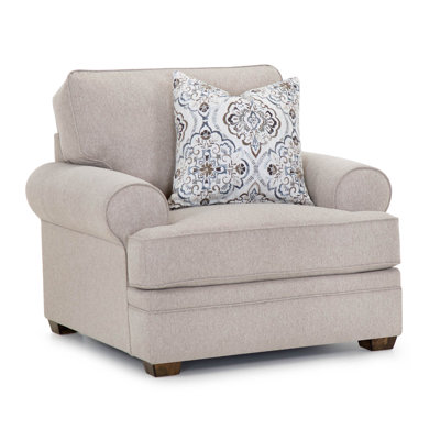 Mascoutah 43.5" Wide Polyester Armchair by Lark Manor