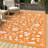Floral Outdoor Rug Patio Waterproof Foldable Reversible Plastic Straw Rug for RV Camping, Picnic, Beach, Balcony, Deck & Garden-1863580676-1863580672