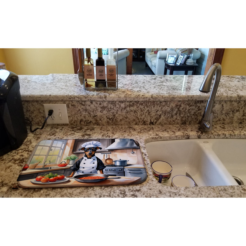 Manchester Terrier The Chef Dish Drying Mat