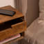 40cm W Solid Wood Bedside Table
