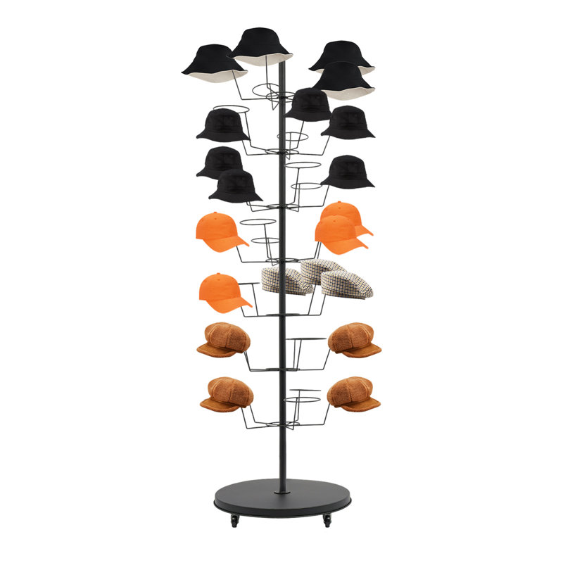 Présentoir à chapeaux Tatyiana, Noir