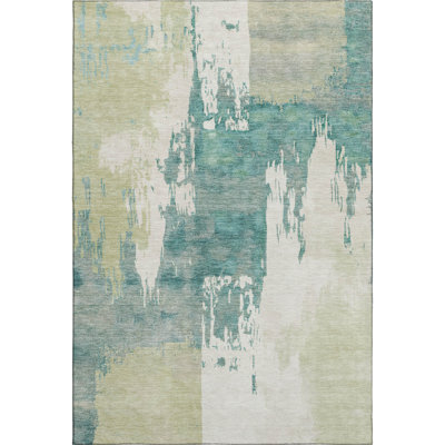 Tapis abstrait lavable à la machine de qualité supérieure Mayfield AMF2347