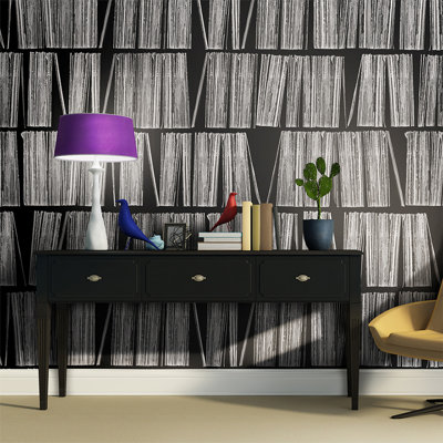 Home Library 3.09m x 400cm Wallpaper