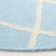 Rodgers Hand Woven Flat Weave Wool/Cotton Geometric Rug in Light Blue/Ivory
