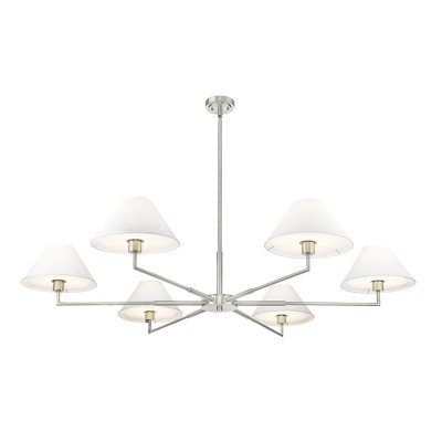 Lustre 6 lumières Ryckman en noir mat