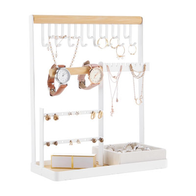 Velvet Jewelry Organizer Tray + Portable