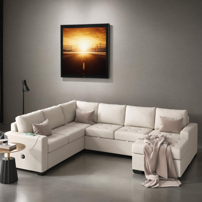 Canapé-lit modulaire escamotable 108 po