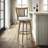 Demeterius Swivel Upholstered Counter Stool-2118044286-2118044275-2144429661