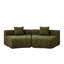 Canapé modulaire courbé Chenille-456233170