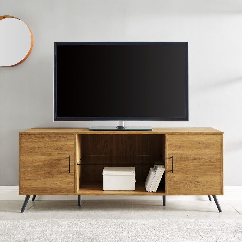 TV Stand, English Oak