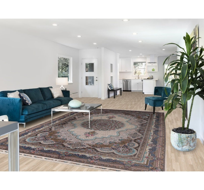 Tapis de salon traditionnel 8 x 11