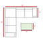 Ensemble modulaire de patio en rotin 8 pièces avec coussins entièrement assemblé