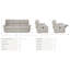 Canapé inclinable en cuir Ava Match-112966237