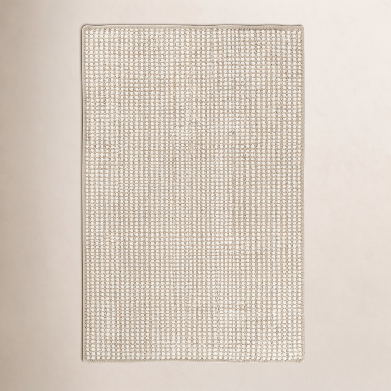 Pixel Woven Sisal/Wool Rug, Rectangle 2' x 3', Ivory/Wheat