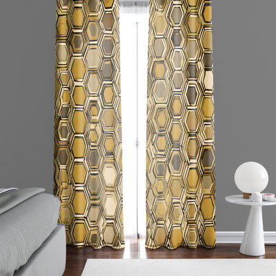 Semi Sheer Curtain Pair