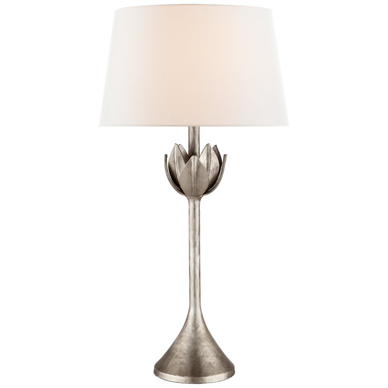 Julie Neill Alberto Large Table Lamp, Burnished Silver