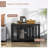 metal frame Dog Crate with Openable Top