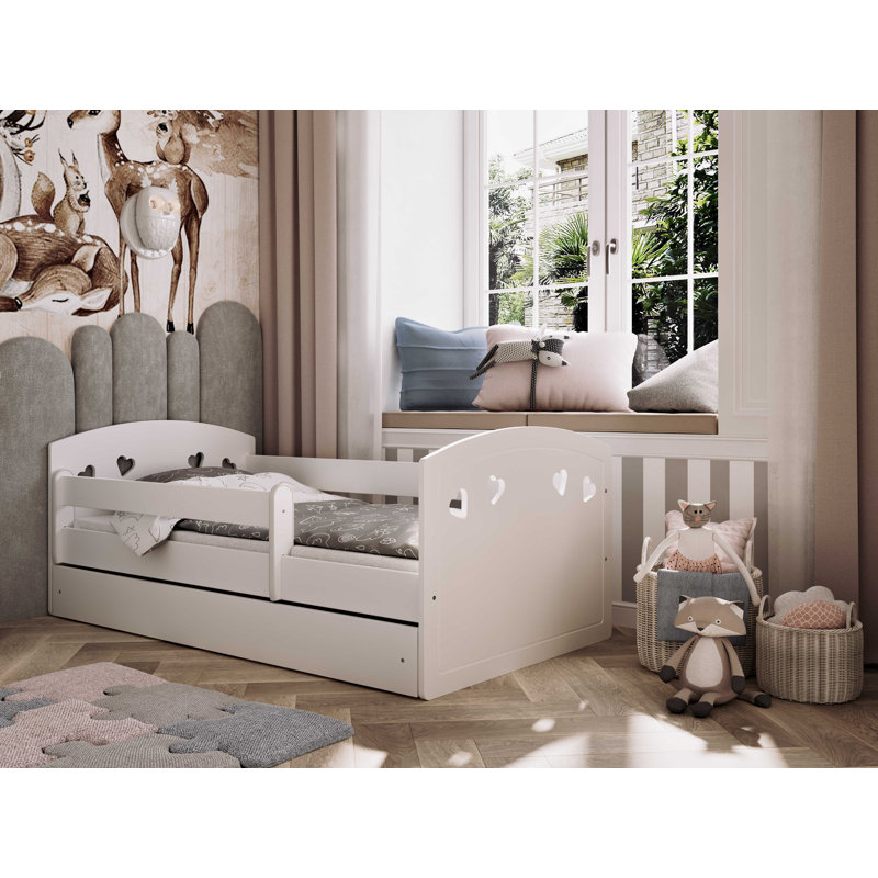 Makenna Standard Panel with Storage Included, White, 80 x 180 cm