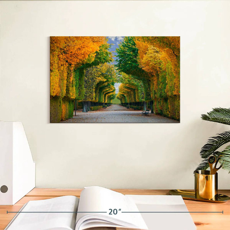 Alvord Autumn Tree Tunnel, 8" H x 12" W