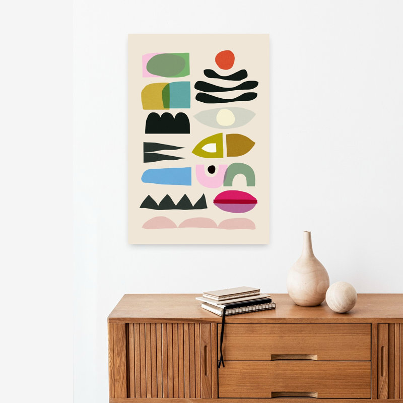 Art contemporain, art contemporain abstrait, H 24 po x l 16 po