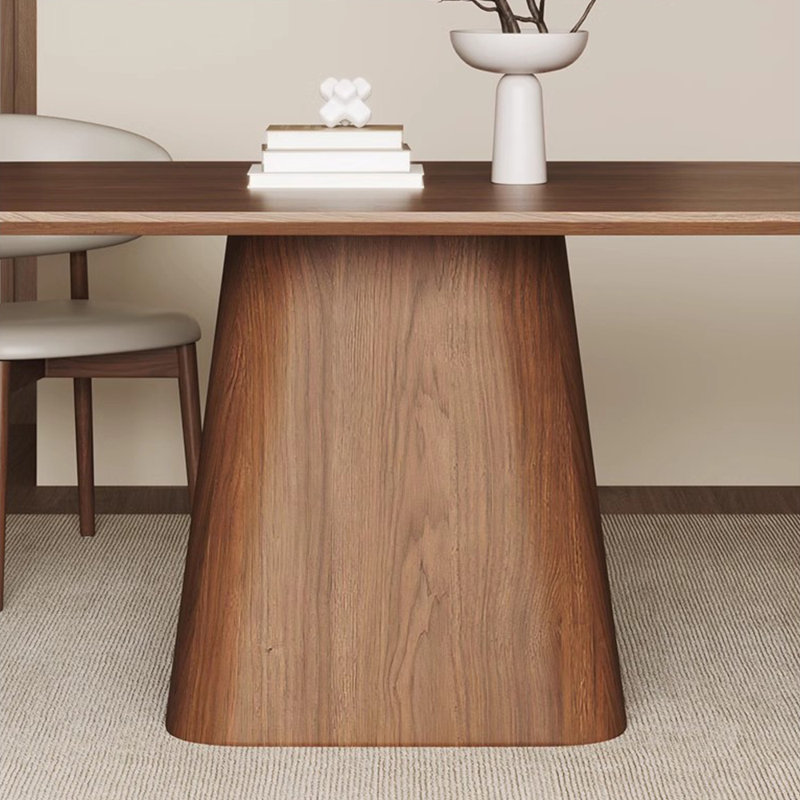 Ensemble de table de salle à manger en bois massif de style rétro, H 29,5 po x L 62,9 po x l 31,4 po