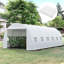 Housse de remplacement pour serre de 20 pi x 10 pi x 7 pi blanche