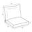 Coussin de siège / dossier d'extérieur 1 pièce ARDEN-96841300