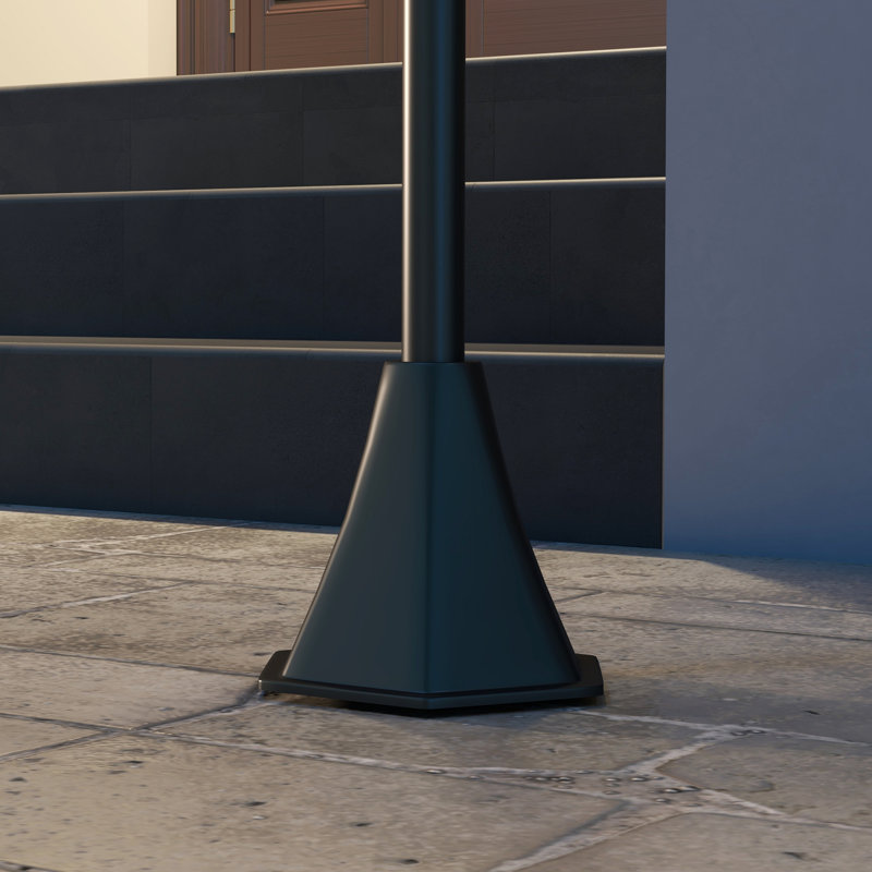 Lampadaire solaire d'extérieur 72 "à DEL 72" IP44, paquet de 2