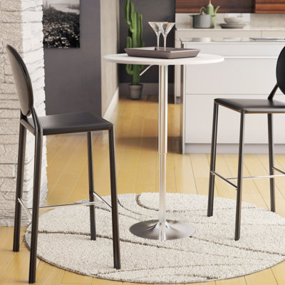 Round Metal Base Dining Table