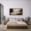 «Moody Neutral Abstract Landscape Style», photos de salon, impression sur toile encadrée-1046852538-1046852517
